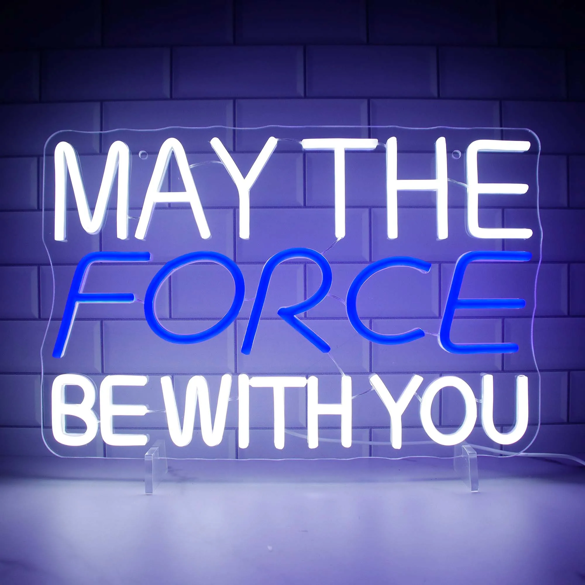 May the force be with you Neon Light, Home Room Bedroom Club Hotel Wall Decor, Gift For Him, Gift for her, Valentine Gift