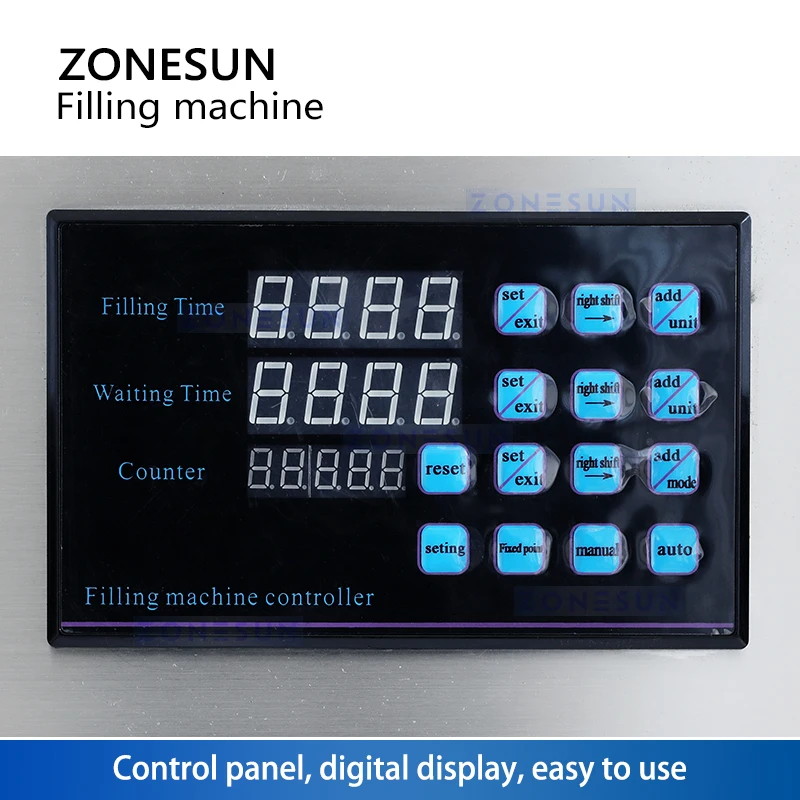 ZONESUN Liquid Paste Filling Machine Peristaltic Pump Lotion Nail Polish Lip Gloss Perfume Double Heads Production ZS-NP2