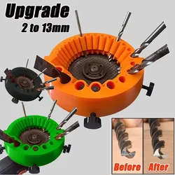 전기 드릴 비트 숫돌은 연삭에 사용되는 2 ~ 13mm 드릴 비트 용 드릴 비트 연삭 용 거대한 블레이드 앵글 그라인더입니다.