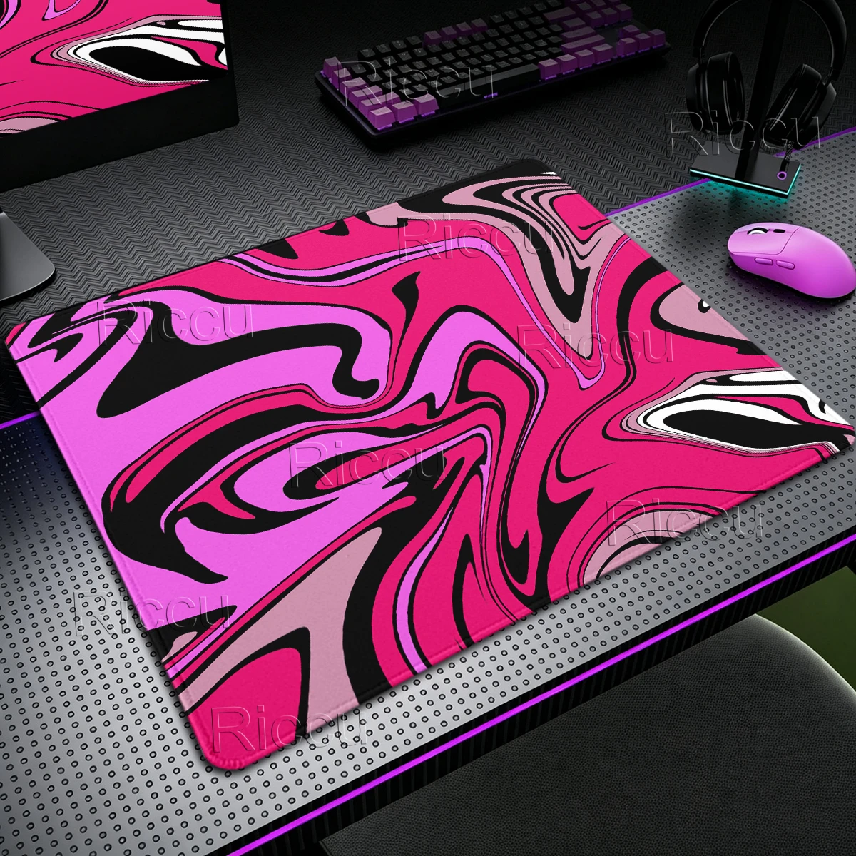 Strata Liquid Mouse Pad Computer Laptop Anime Keyboard Mouse Mat E-Sports Mousepad Gamer Keyboard Playpad PC Decort XS Desk Mat