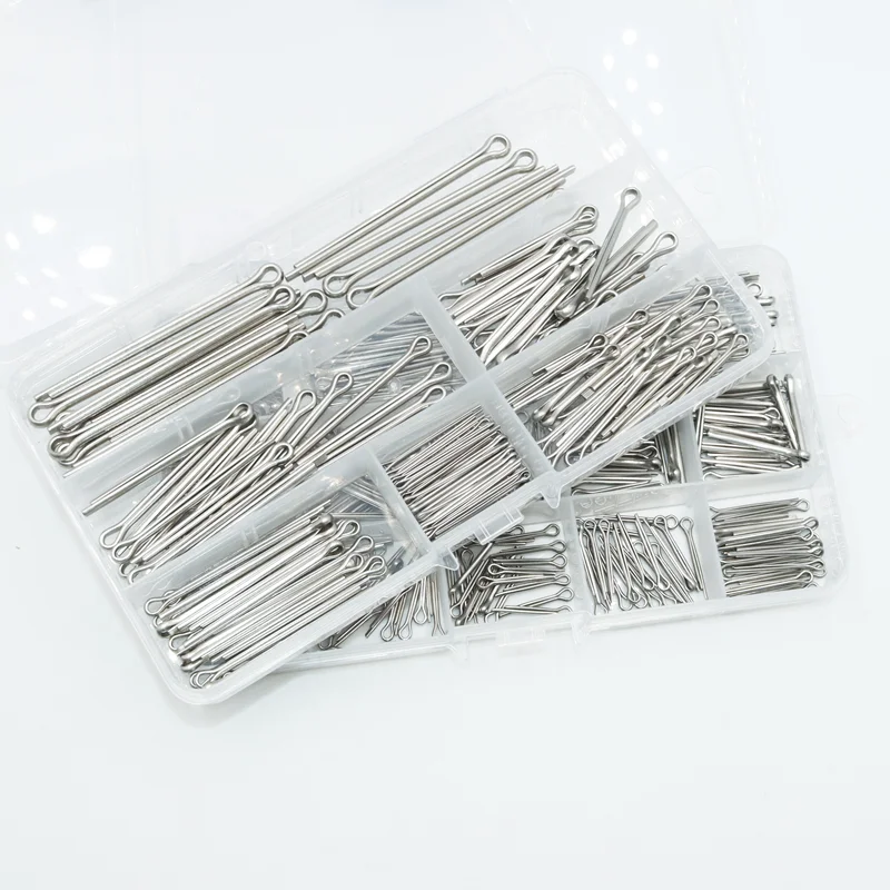 304 Stainless Steel Cotter Pin GB91 M2 M3 M4 M5 M6 M8 U Shape Type Spring Cotter Hair Pins Split Clamp Open Elastic Clip for Car