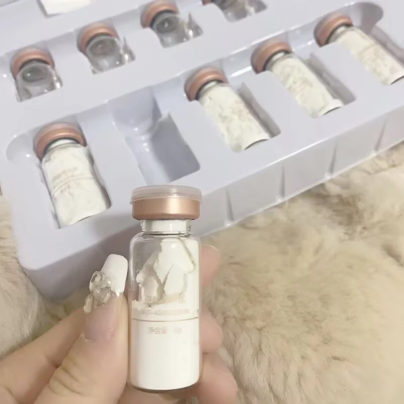 

Корея 10-флаконы Коллагеновые пептиды Лиофилизированная пудра-маска Набор Укрепляющий увлажняющий увлажняющий уход за кожей Омолаживающий уход за кожей Beaut