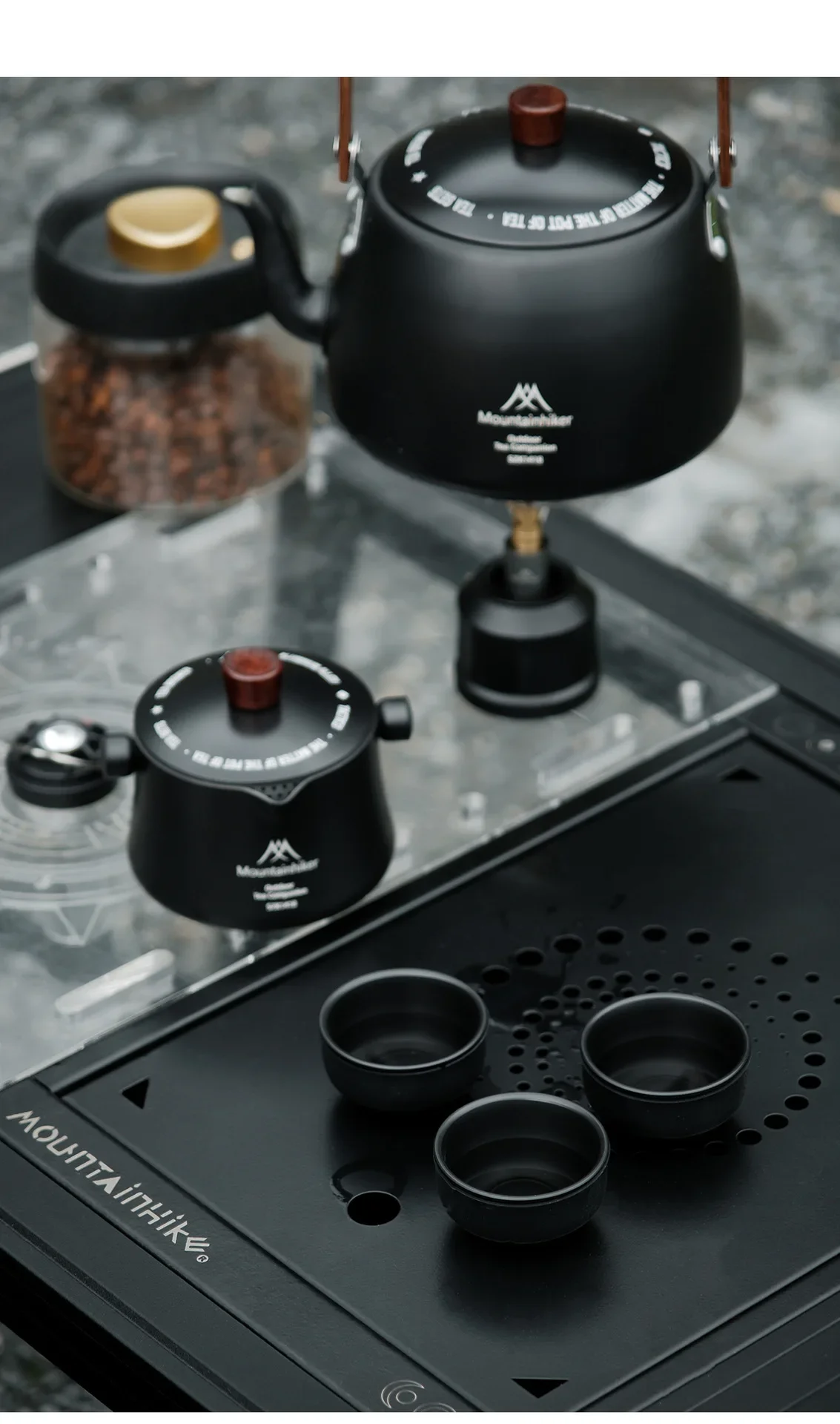 MOUNTAINHIKER Reise-Tee-Set Outdoor Tragbares Mochuan Tee-Set Teefilter Teekanne Teetasse Tee-Zubereitungs-Utensilien Teegeschirr-Sets – Detail 14