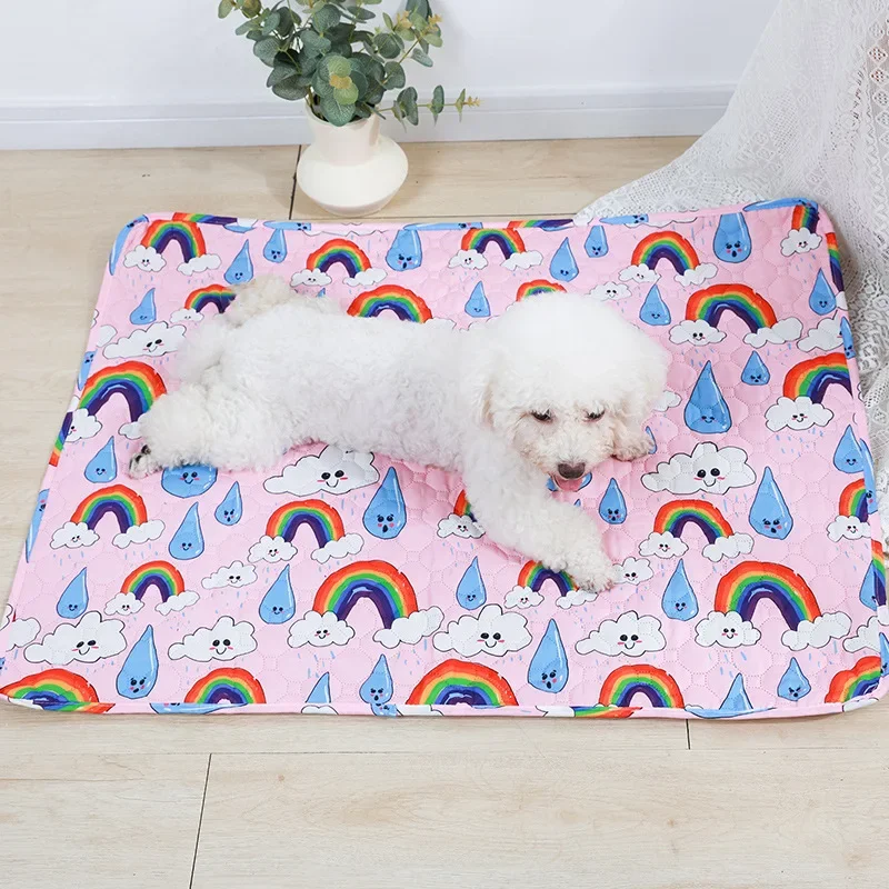 Reusable Dog Urine Mat Absorbent Washable Dog Pee Pad for Car Seat Floor Sofa Waterproof Puppy Training Diaper Mat Pet Supplies