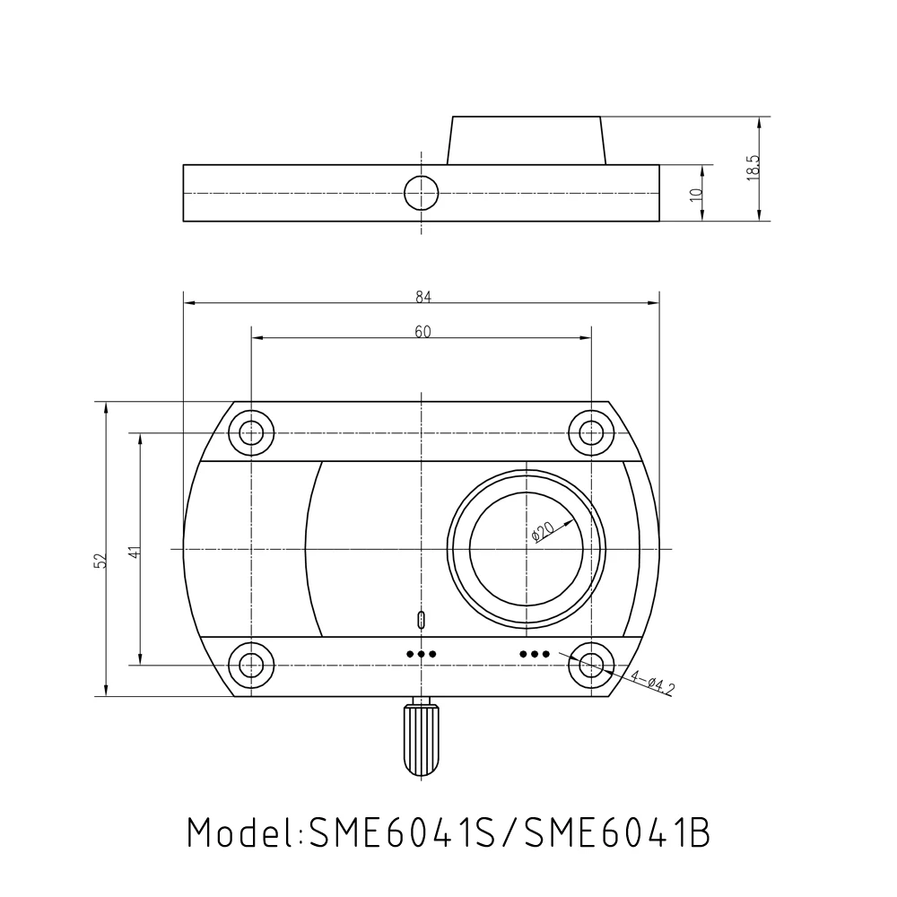 Imagem -06 - Metal Phono Tonearm Assento Peças Dedicadas Sme Braço de Conversão Placa Inner Hole 20 mm Substituição para lp Turntable Vinil r L6u7