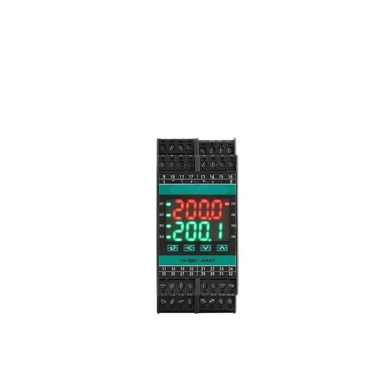 

Temperature display alarm module Four channels with RS485 PT100Modbus multi-acquisition alarm module