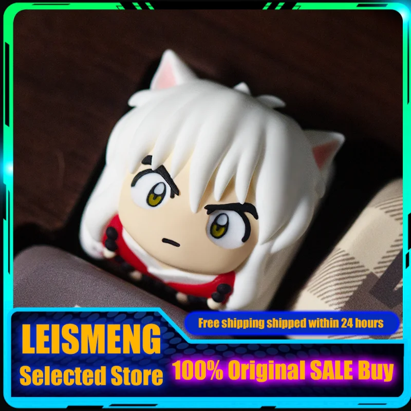 

Inuyasha Themed Keycap Mechanical Keyboard Resin 1pcs Pc Gaming Keyboard Accessories Collection Gifts Custom Anime Keycaps