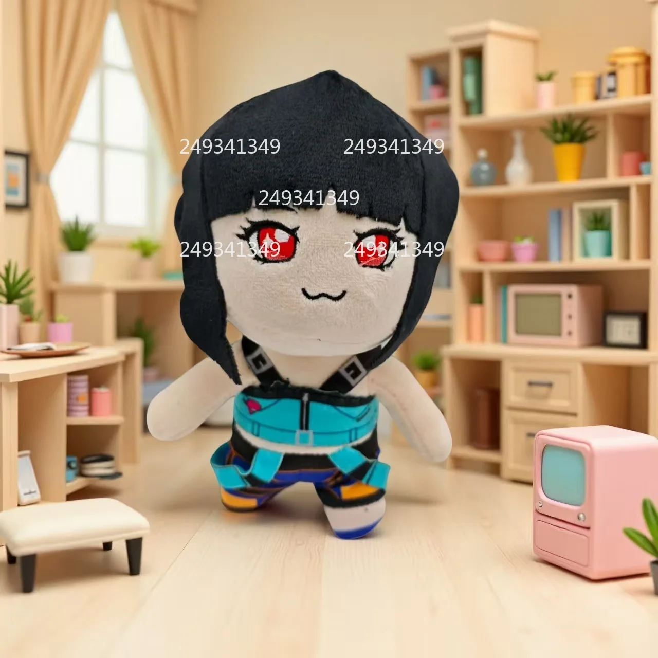 KPop Demon Hunters Zoey Accessori per costumi cosplay 20 cm Oggetti di scena in peluche per ragazze Anime Movie Ruolo Decorazione Regali per feste di compleanno