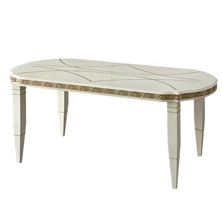 

/High Quality 6- 8-10 12 Person Luxury Modern Solid Wood Dining Table Set for Dining Room