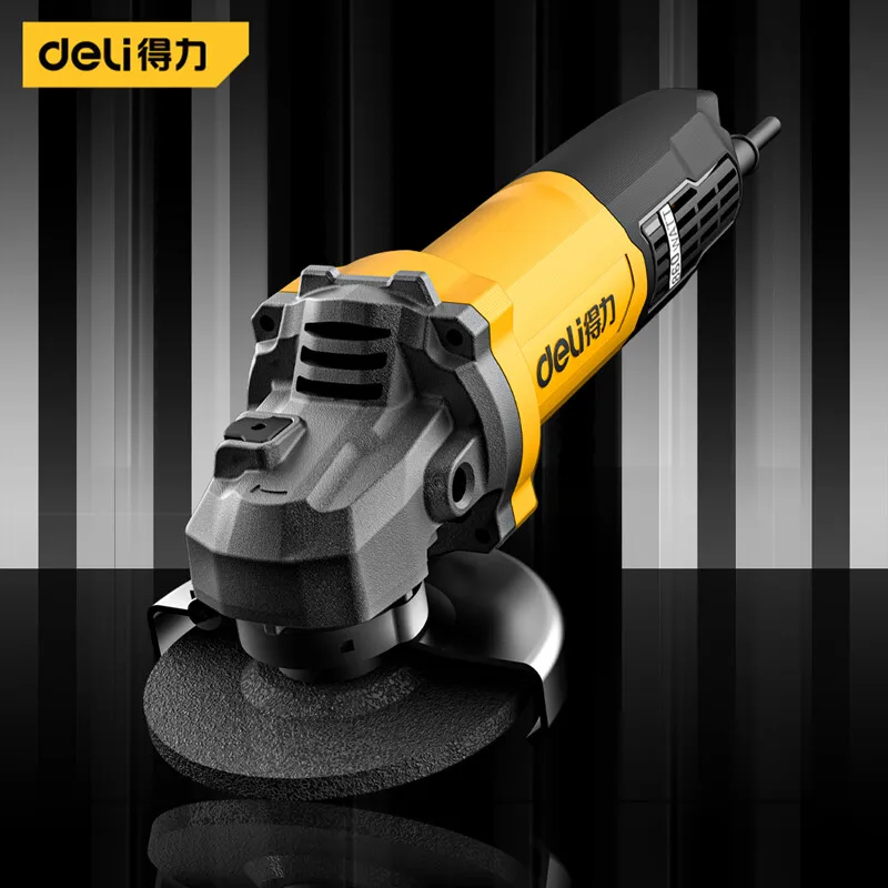 Deli 220V Mini Angle Grinder 860W high-power grinding tool 100mm cutting diamond electric tool polishing and grinding machine