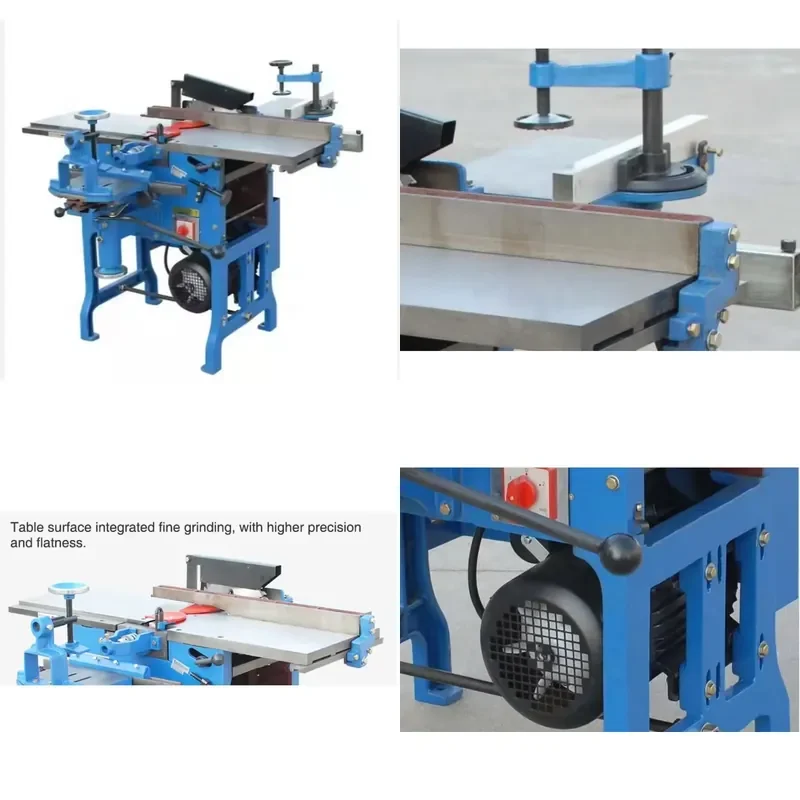 SFW Certificate 443A Multi-Purpose Woodworking Planer Thicknesser Popular Multi-Use Sawmill Machine with Push Table Motor