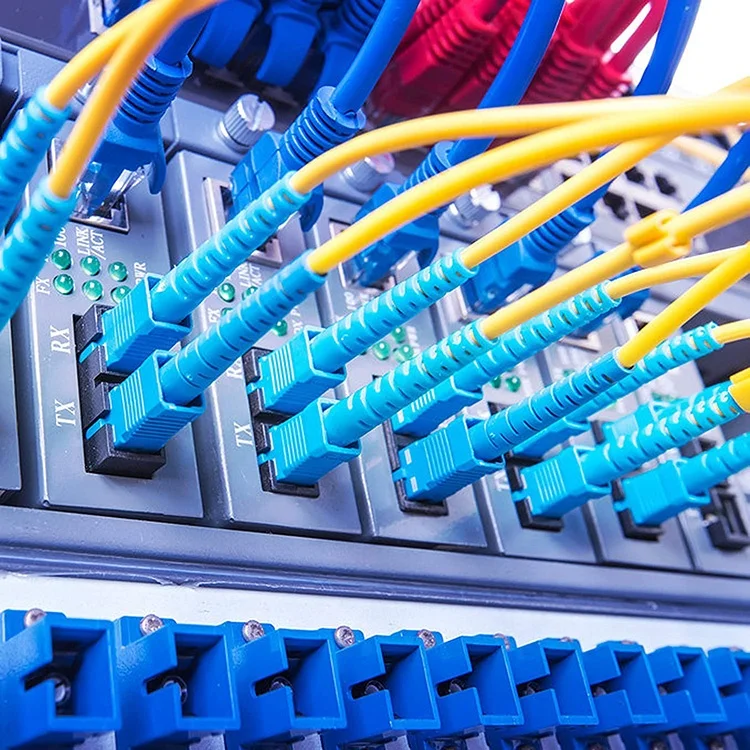 10 قطعة عالية الجودة SC-SC UPC وضع واحد واحد الألياف الألياف البلوز كابل بصري التصحيح الحبل 1 متر 2 متر 3 متر 5 متر 10 متر