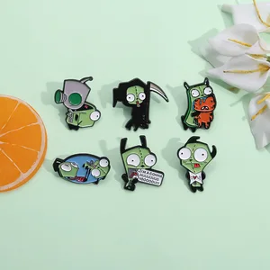 2-9 buah / set Koleksi Karakter Kartun Pin Enamel Peran Anime Lucu Keren Aksesori Lencana Kerah Aksesori Perhiasan Fashion Hadiah 10 pin nintendo penjualan terbaik - №