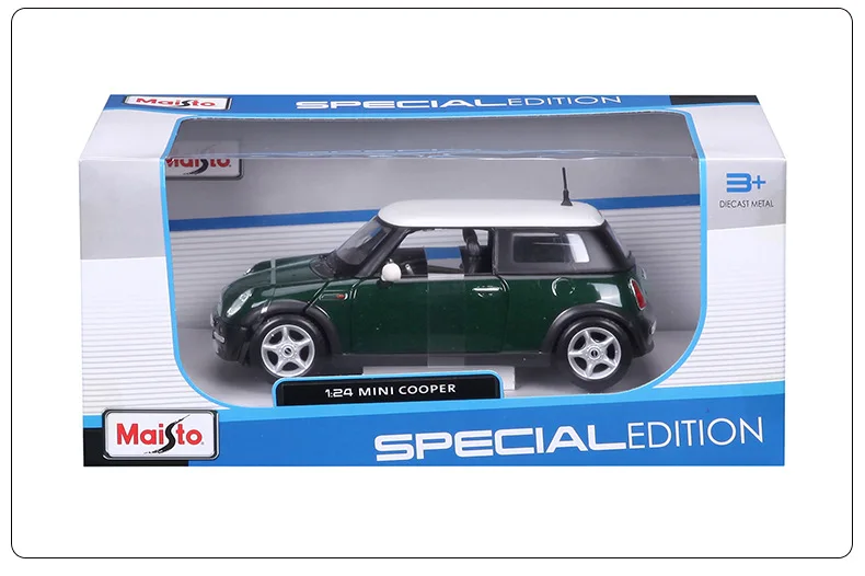 1:24 Maisto BWM MINI COOPER Model BWM Alloy Car Die Cast Sports Car Collection Luxury Vehicle Ornament Boyfriend Birthday Gift