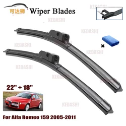 Car Wiper For Alfa Romeo 159 2005-2011 Front Wiper Blades Soft Rubber Windscreen Wipers Auto Windshield 22