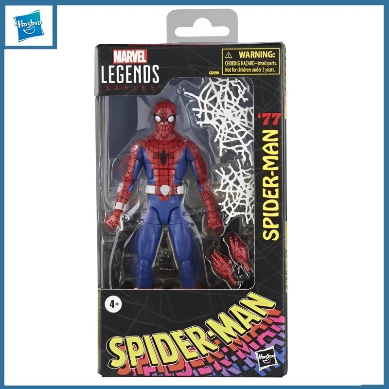 هاسبرو الأصلي مارفل ليجيندز الرجل العنكبوت أنيمي الشكل 1977 طبعة 6 بوصة ألعاب شخصيات الحركة للبنين بنات هدية نموذج