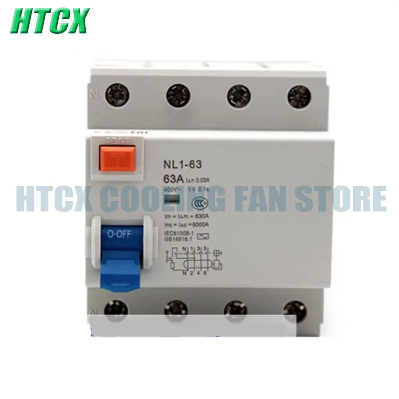 Leakage Circuit Breaker NL1-63 4P 25A 40A 63A