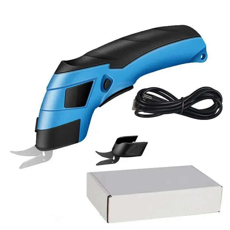 4-in-1 rechargeable electric scissors wireless battery cutting tool cordless sewing cutting machine fabric carpet