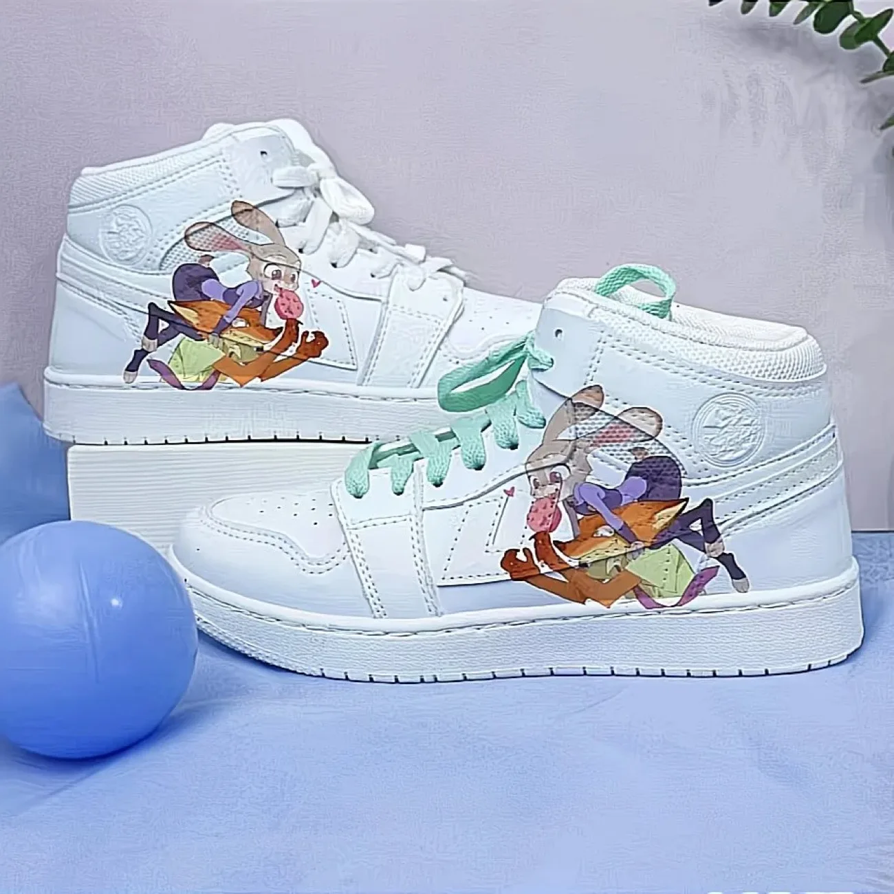 

New cartoon women Zootopia princess cute Casual shoes non-slip soft bottom sports shoes girl gift eu size 35-44