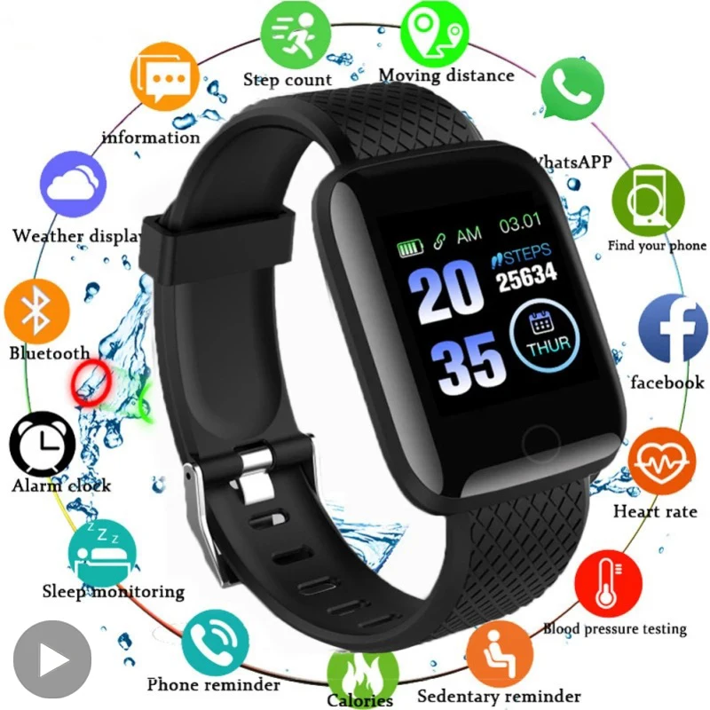 

Electronic Smartwatch Digital Wrist Smart Watch For Men Women Waterproof Connected Wristwatch Clock Sport Fitness Male Female