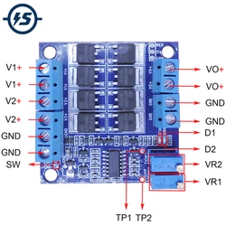 UPS Voltage Converter Auto Undervoltage Cut Off Switch Module Dual DC Power Supply Battery Discharging Controller 6V-36V 30A