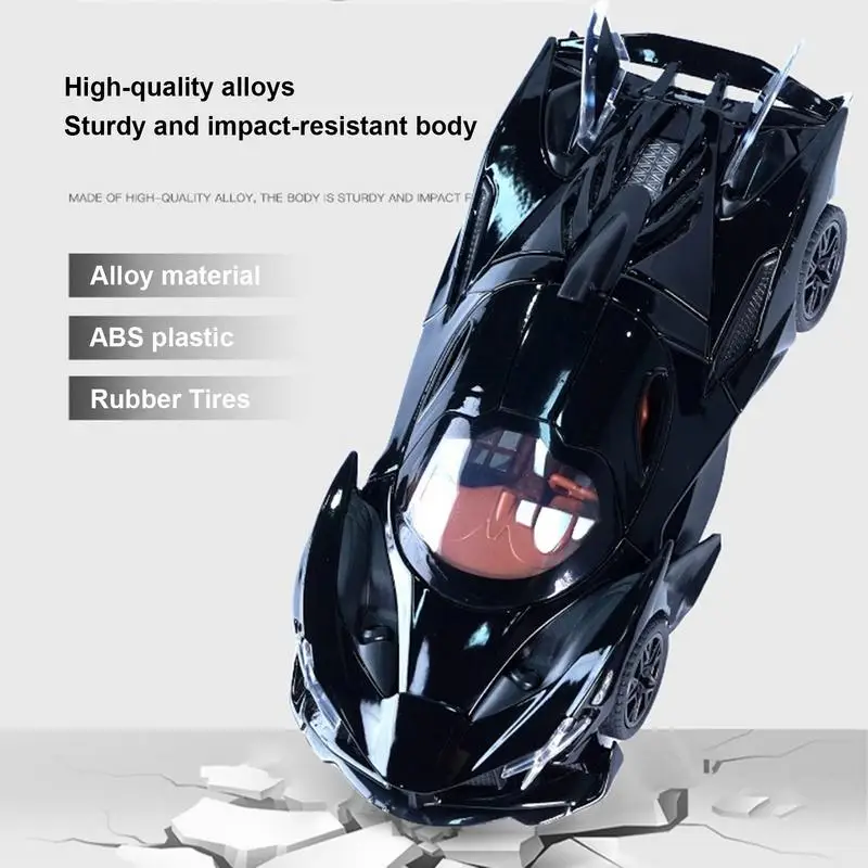 Alloy Sports Cars Car Alloy Sports Model Figure Toy Racing Vehicle For Kids With Openable Doors And Tail Wings