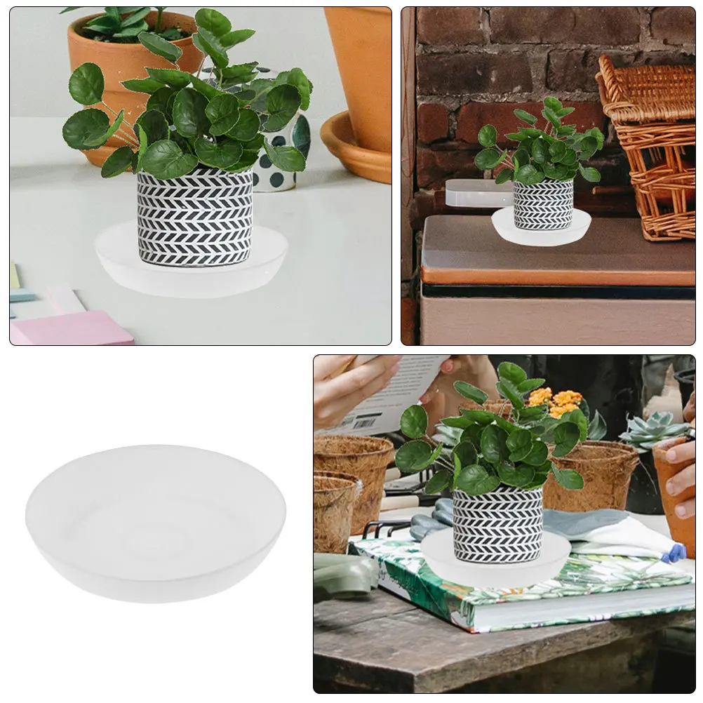 

10pcs Round Plastic Plants Drip Tray Large Planter Saucer For Indoor Outdoor Garden Drainage Base Flower Pot Holder Succulent