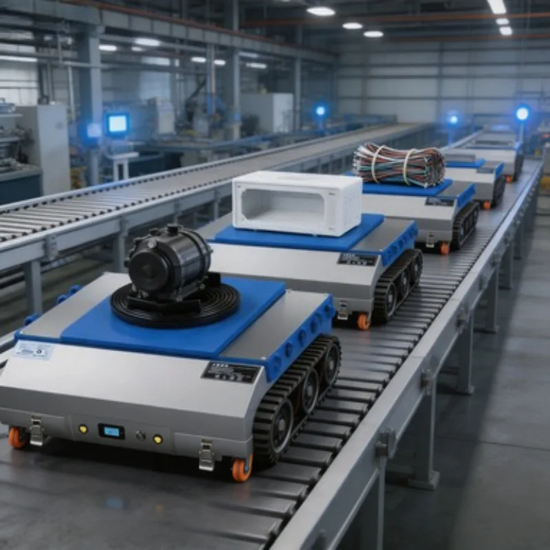 35T Electric Tank Trolley Remote Control Heavy Load Cargo Mover with 360 Degree Swivel Wheels for Factory Machine Moving Work