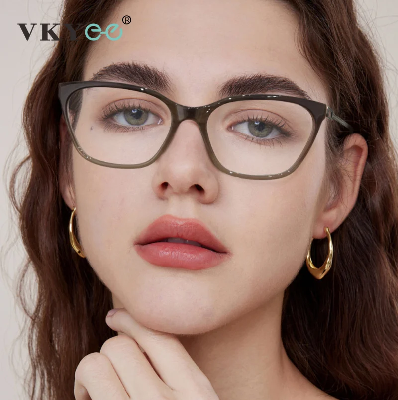 

VICKY новые модные женские очки для чтения «кошачий глаз» с индивидуальным простым дизайном и защитой от синего света, могут быть изготовлены по индивидуальному заказу по рецепту