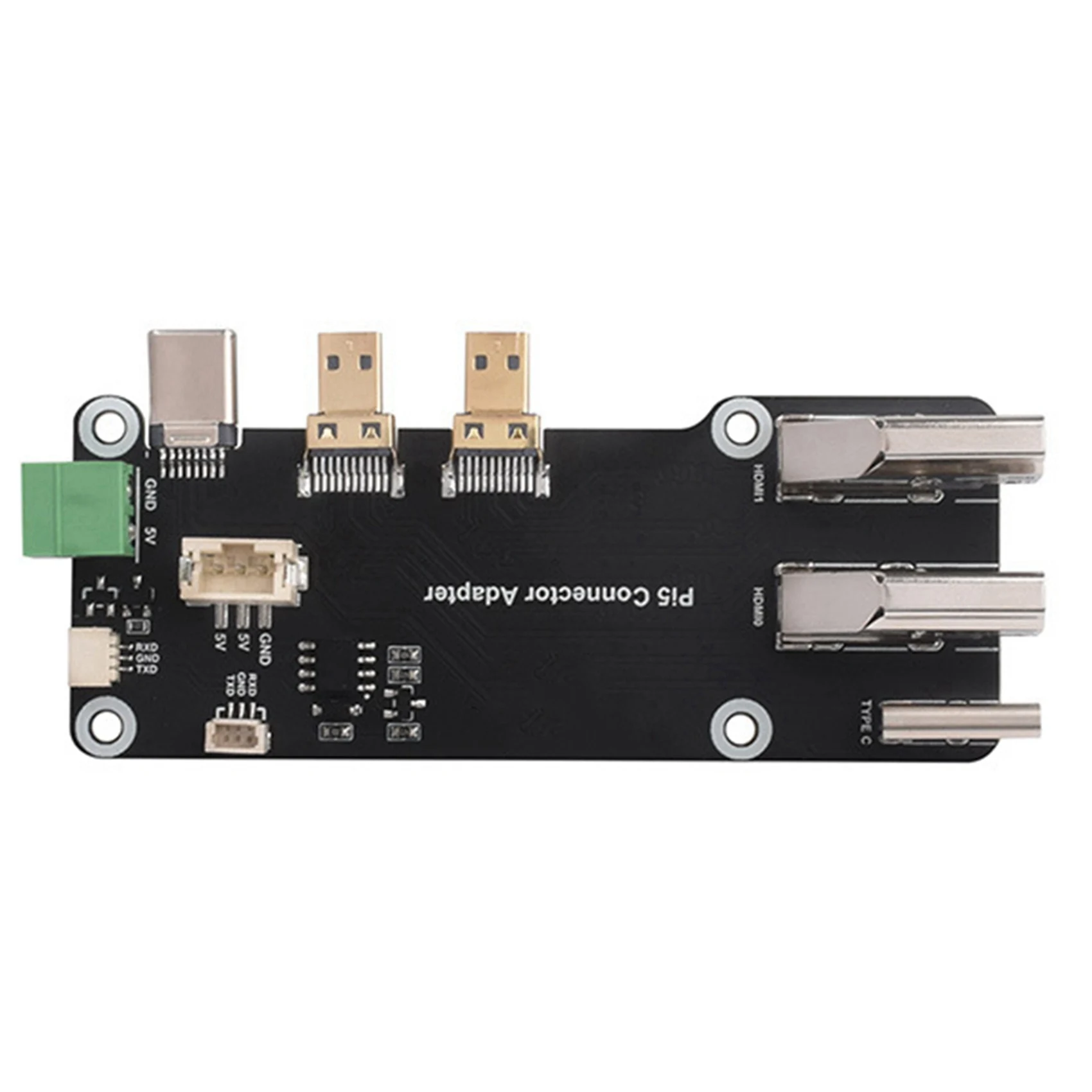 

2X адаптерная плата для Raspberry Pi 5/4B с поддержкой Micro-HDMI, плата расширения с двумя выходами 4K