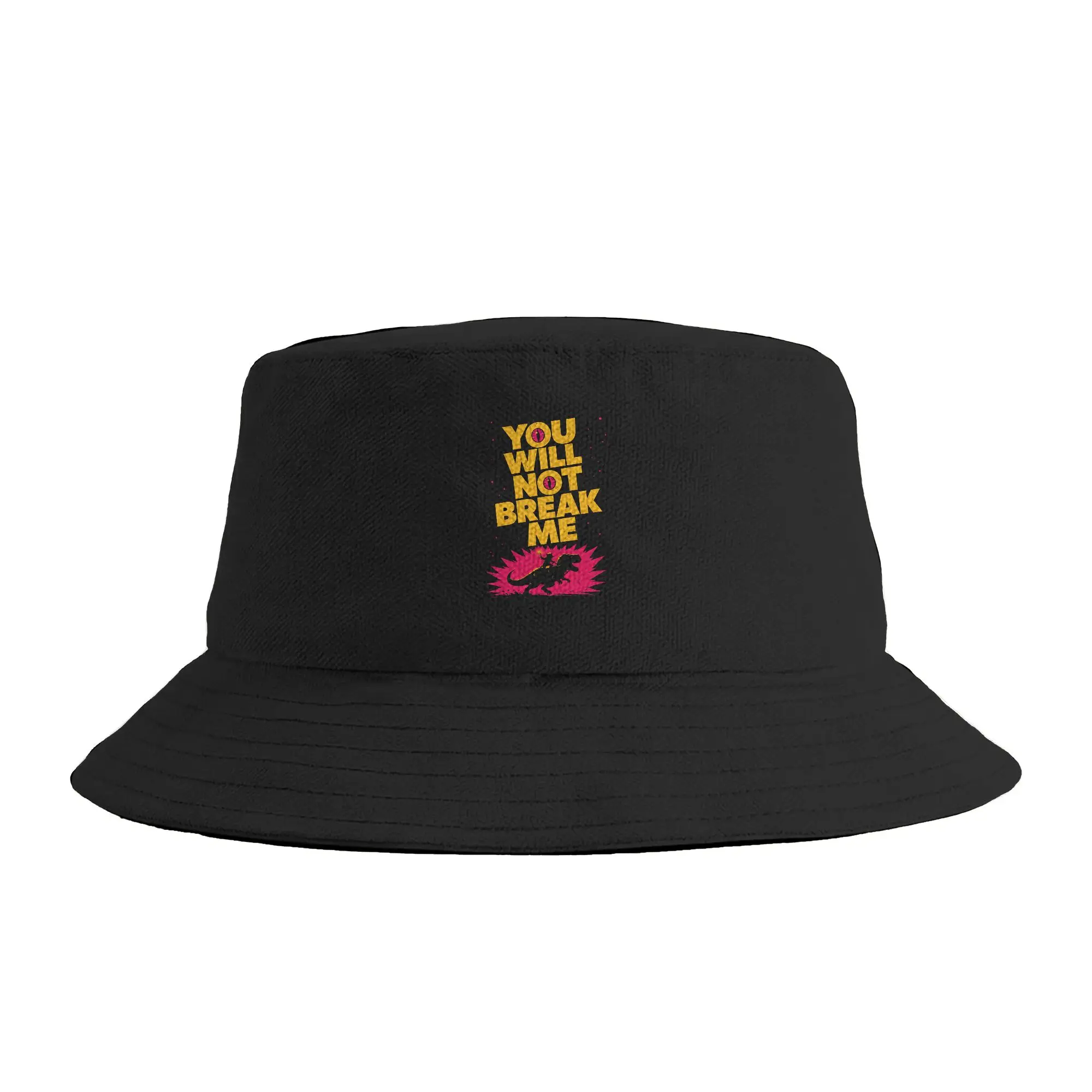 Men Women You will not break me Dungeon Crawl Carl Bucket Hat  Soft Fold Fisherman Hats Spring Casual Beach Travel Caps