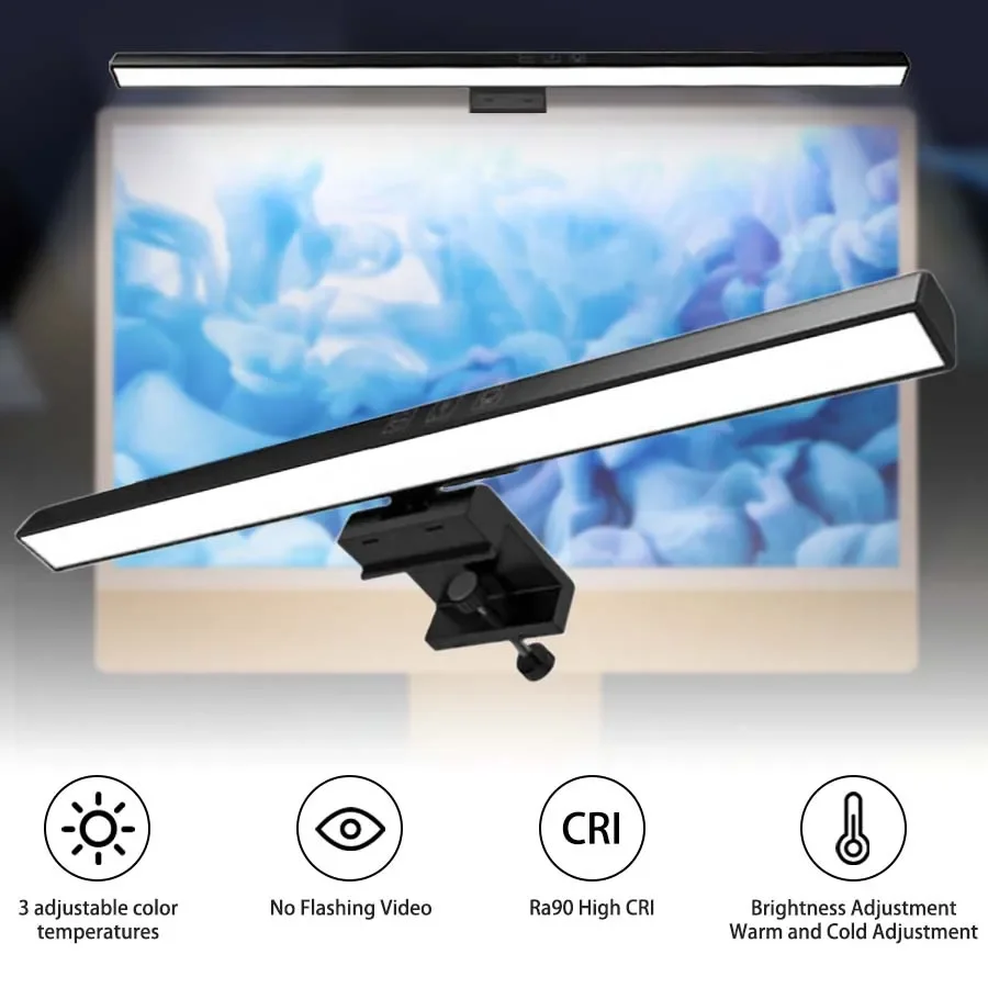 Setup Desk Monitor - Barra Luminosa LED 33cm 50cm per