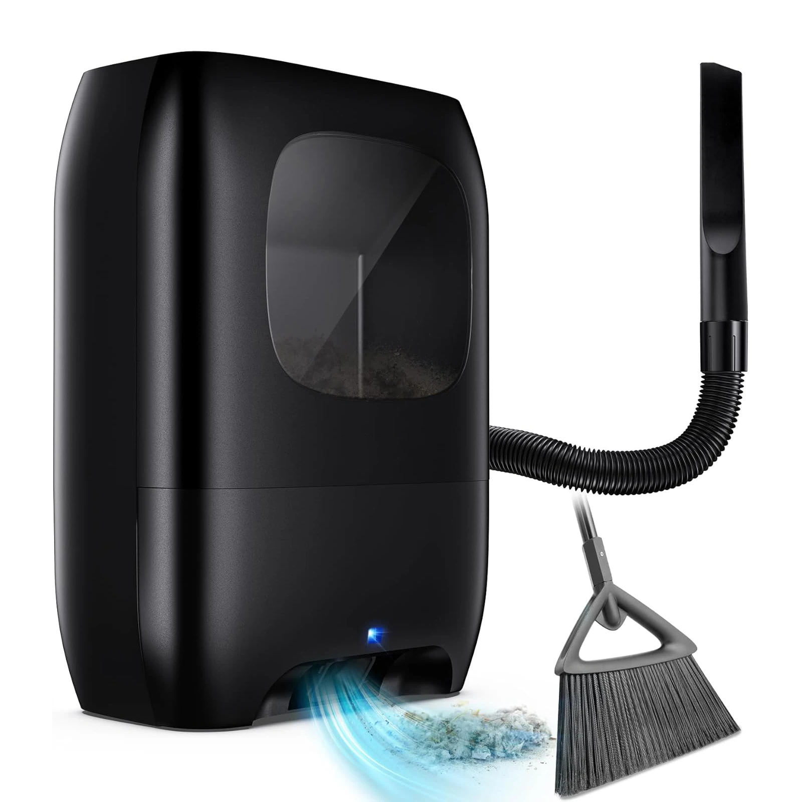 

Electric DustPan Corded Canister Vacuum Professional Automatic Sensor Touchless Stationary Vacuum