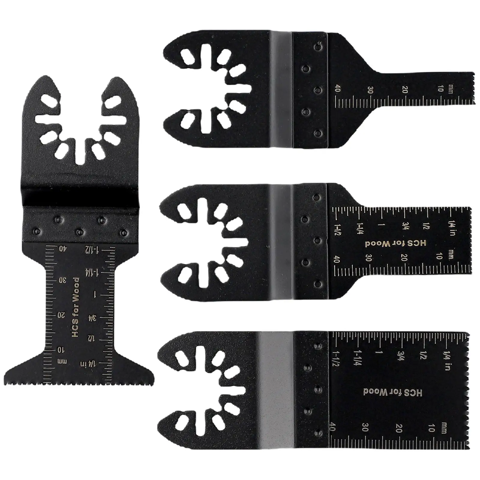 Scie oscillante multi-outils, 10/20/34/45mm, 4 pièces