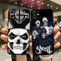 G-Ghost Heavy Metal Band Phone Case For iPhone15,14,13,12,11,Pro,Max,Plus,Mini,X,XS,XR,8,7,6,S,Plus,SE Soft Black Case