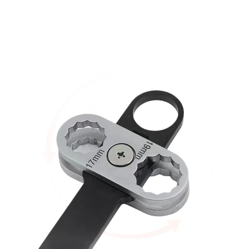 

360 degree rotatable adjustment eight-in-one wrench tool plum blossom dual-purpose open board auto repair wrench