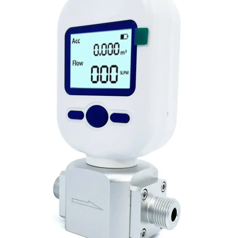 

MF5706 Gas Mass Flowmeter MF5712 Nitrogen Oxygen Compressed Air Argon Carbon Dioxide Flowmeter