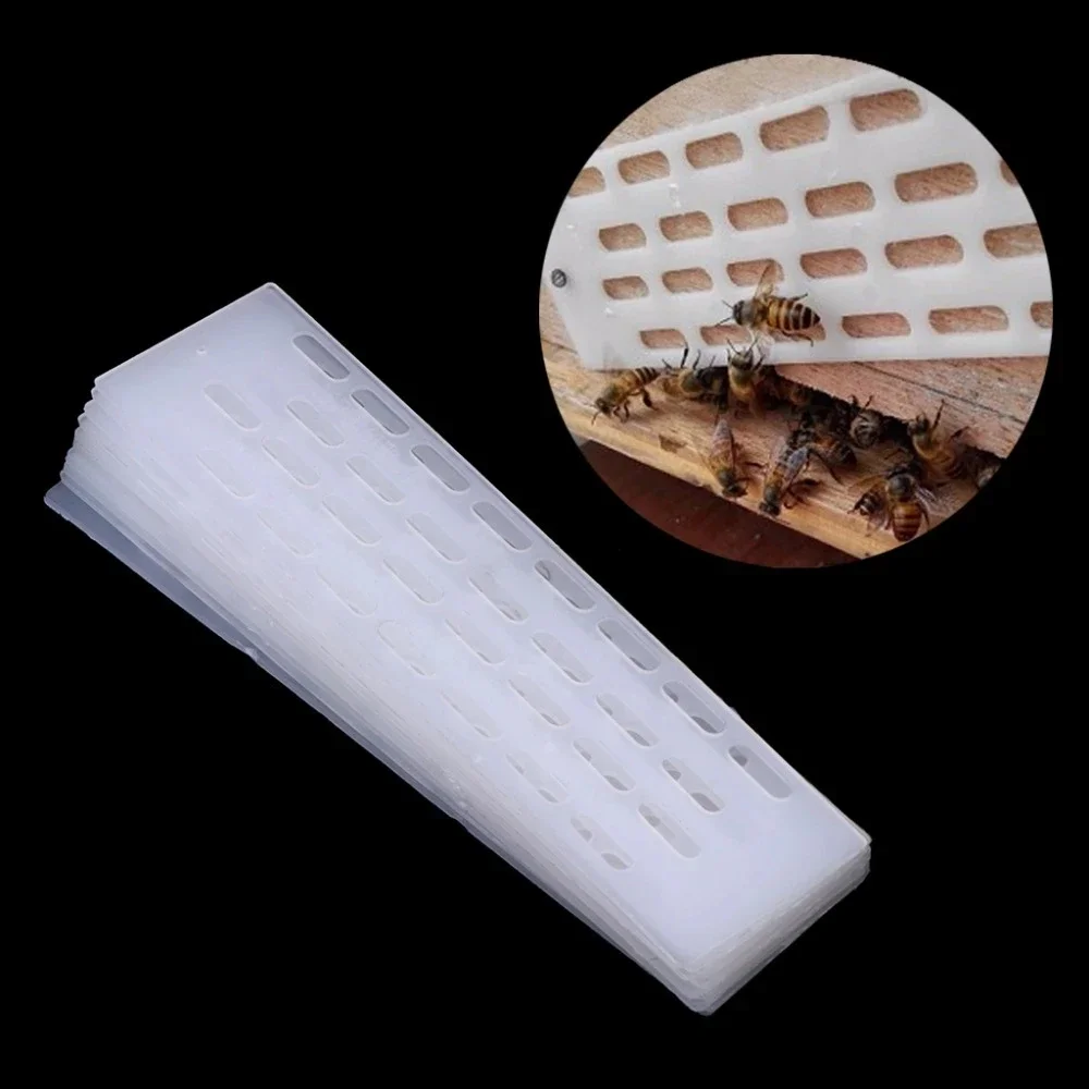 100Pcs Beehive Tools Honeycomb Door Accessories Anti Escape Bee Queen Plastic Spacer Frame Hive Equipment Beekeeper Supplies