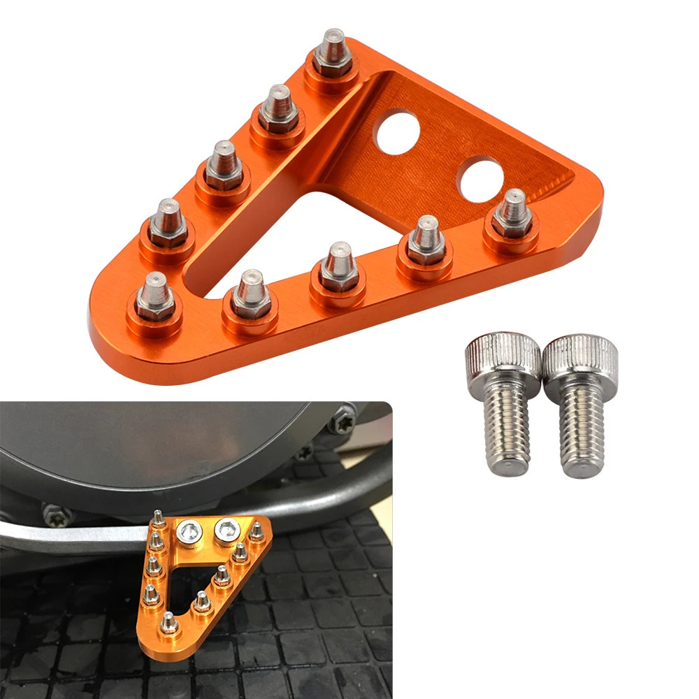 

Motorcycle Rear Brake Pedal Lever Tip Plate for EXC 300 SXF 250 EXC EXCF TPi SX SXF XCW XC XCF 6D 125 250 300 350 2017-2023