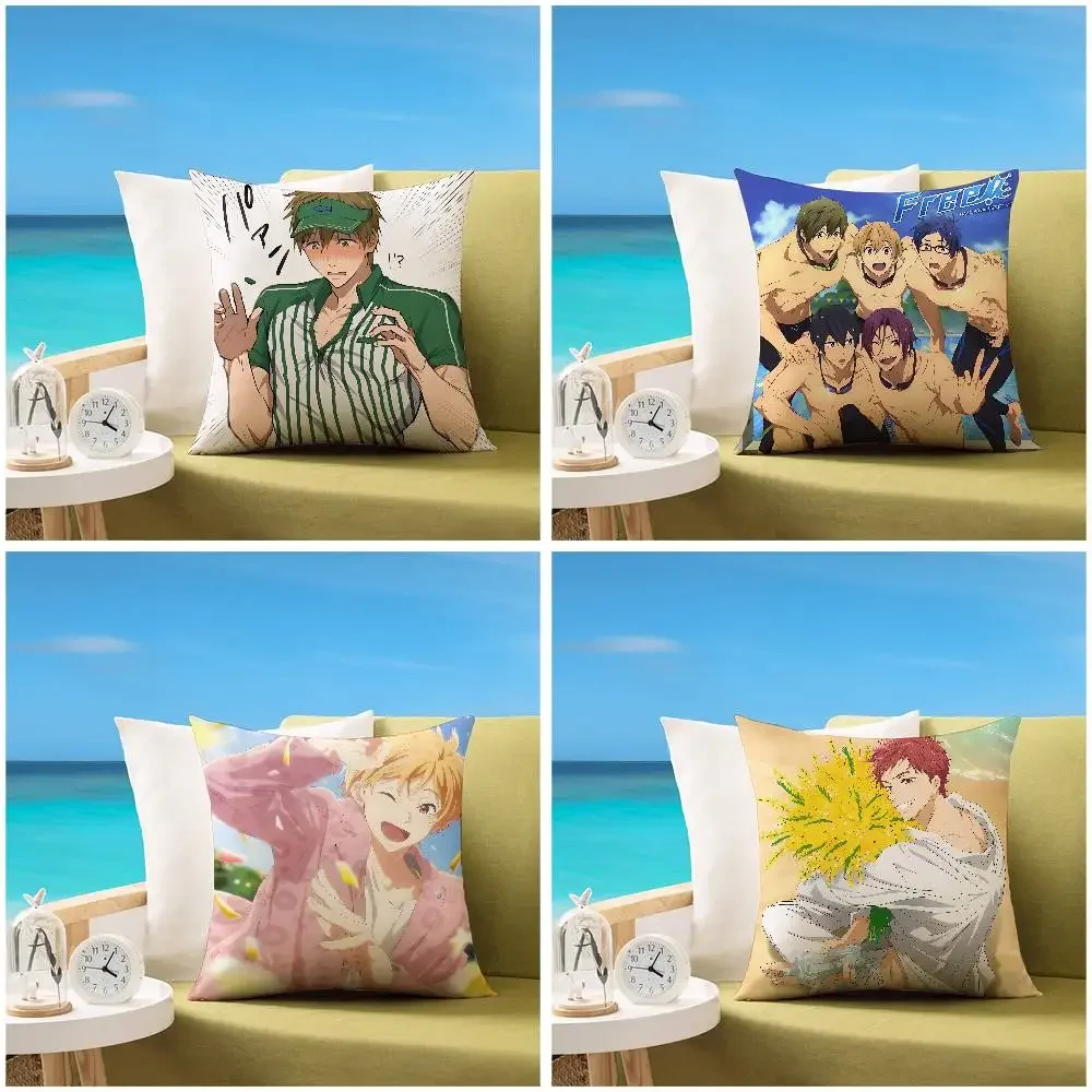 Free High Speed Pillow Case Sofa And Living Room Decorative Cushion Covers Dust-proof And Mite-proof Invisible Zipper