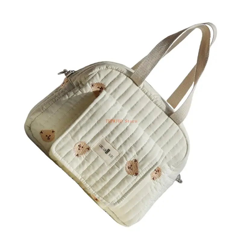

U50F Small Mom Bag with Bear Print Maternity Bag for Baby supply