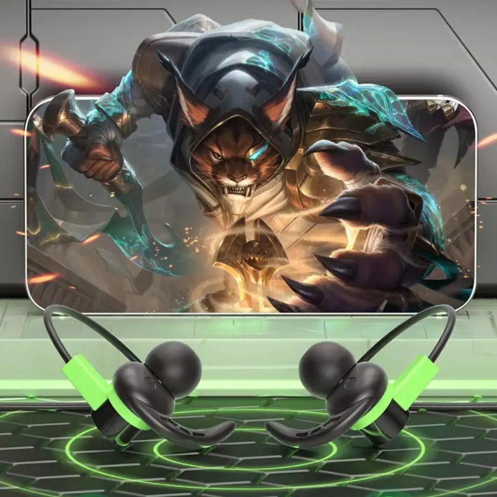 سماعة أذن رياضية للجري مع خطاف للأذن من النوع C، سماعة رأس سلكية، سماعات أذن سوبر باس، سماعة أذن رياضية