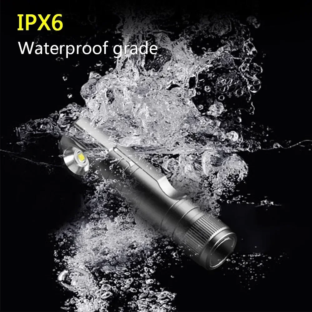 XIWANGFIRE HS50 Mini LED Headlamp USB Rechargeable 18650 Magnet Tail Cap Head Lamp 1000LM Super Bright Flashlight Headlight