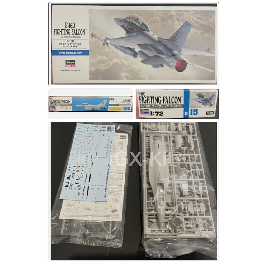 

Масштабная модель американского истребителя F-16D Fighting Falcon 1:72, пластиковый сборный комплект Hasegawa 00445