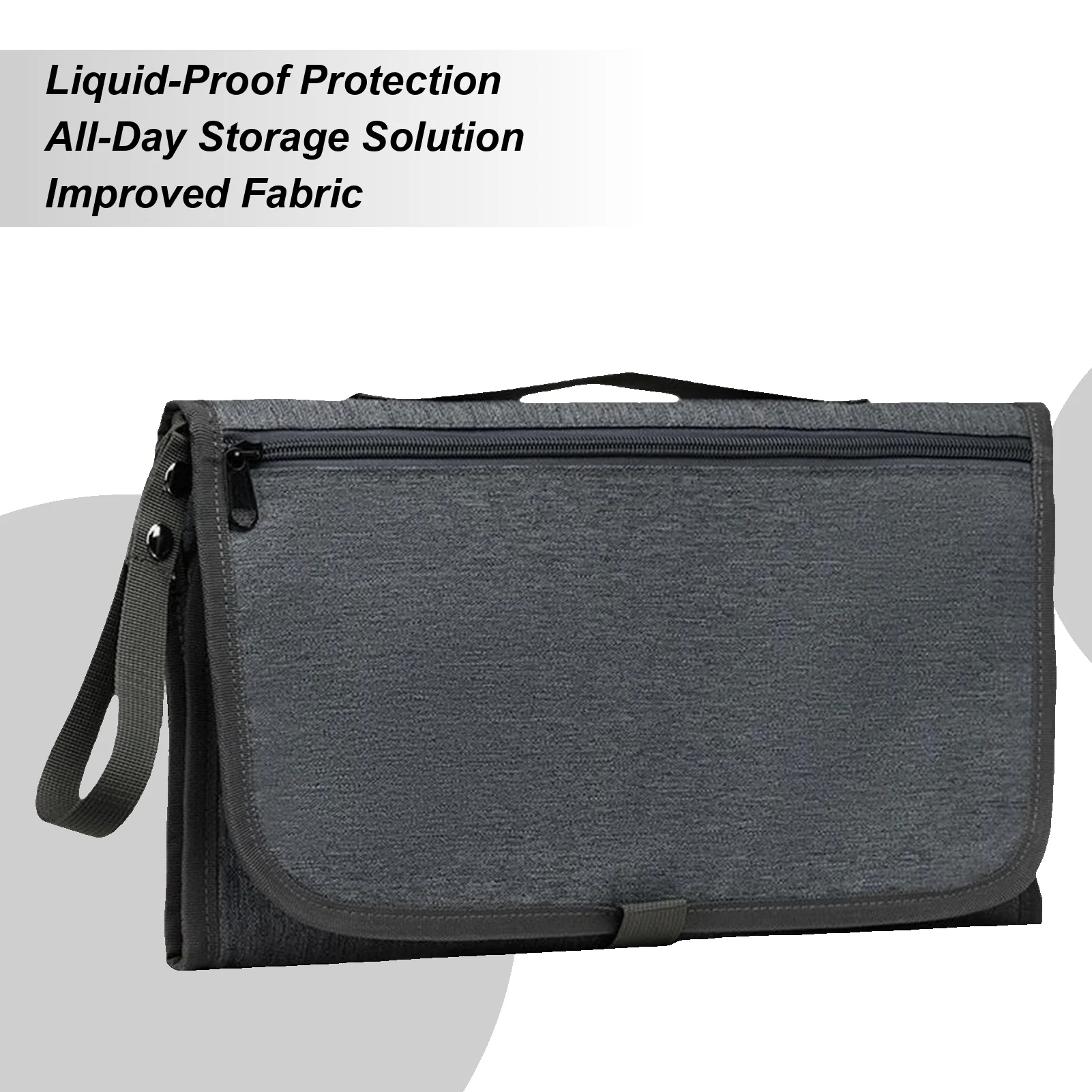 

Сумка для подгузников, водонепроницаемая с крючком для коляски, сумка для детских подгузников с пеленальной подушечкой для повседневных пляжных путешествий, коротких поездок, семейных прогулок