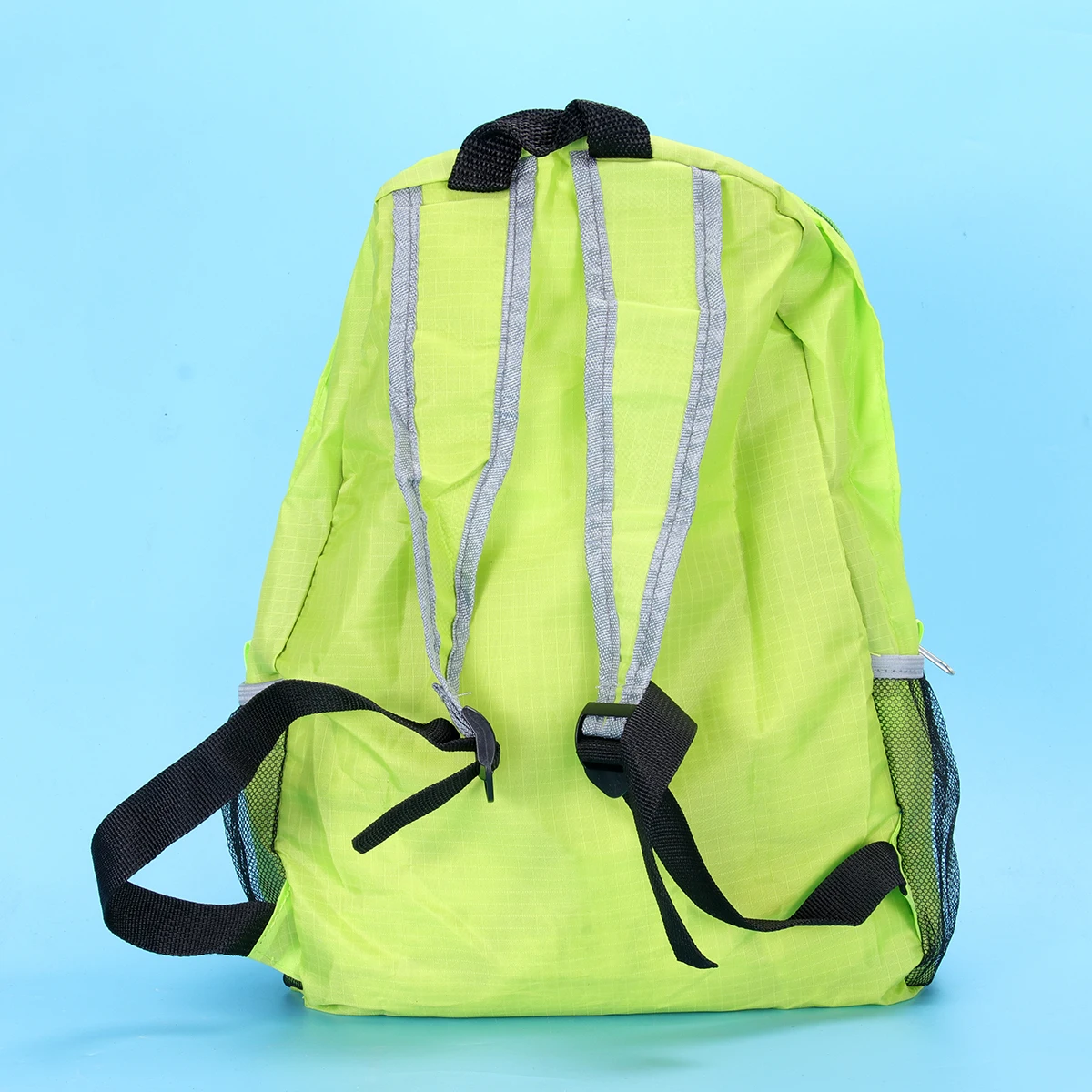 

Foldable Backpack Green Large Capacity Waterproof Outdoor Sports Bag For Travel Hiking Camping Lightweight Durable Folding Bag