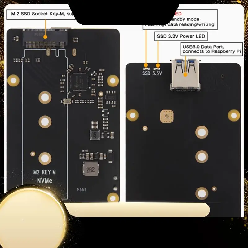 

Плата расширения X872 для Raspberry Pi 4, USB-M.2 Nvme SSD, плата расширения NAS, поддержка загрузки от SSD