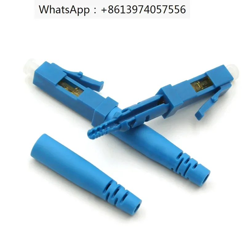 

LC/UPC fiber optic quick connector, pre embedded cold connector, LC cold connector, leather cable, round cable, 10 Pack