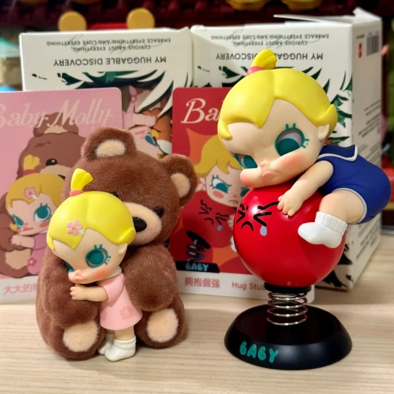 

Genuine Popmart Baby Molly My Huggable Discovery Series Figure Blind Box Cute Doll Trendy Toy Desktop Ornament Gift For Girl