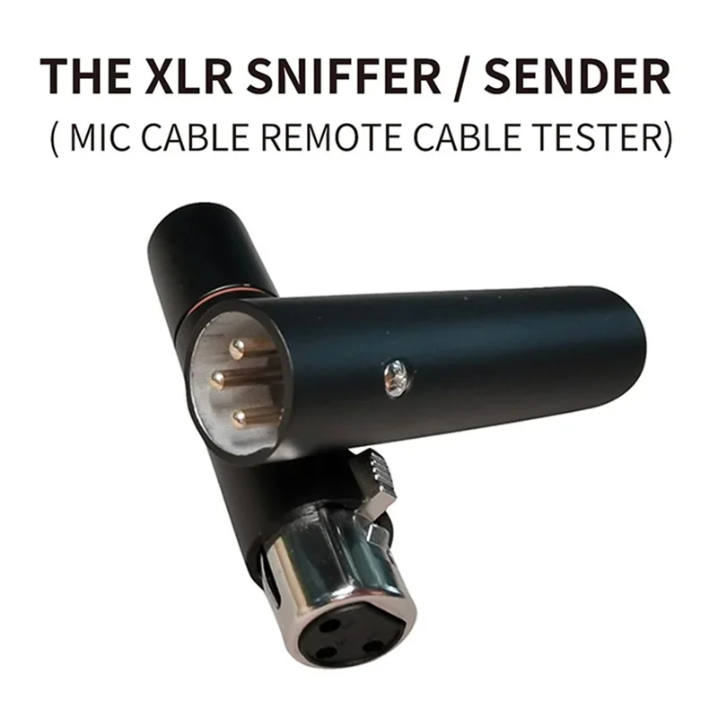 Professional Audio Tester, DL-XLR Sniffer/Sender Quick Fault Detection in Live Sound and Studio Recording